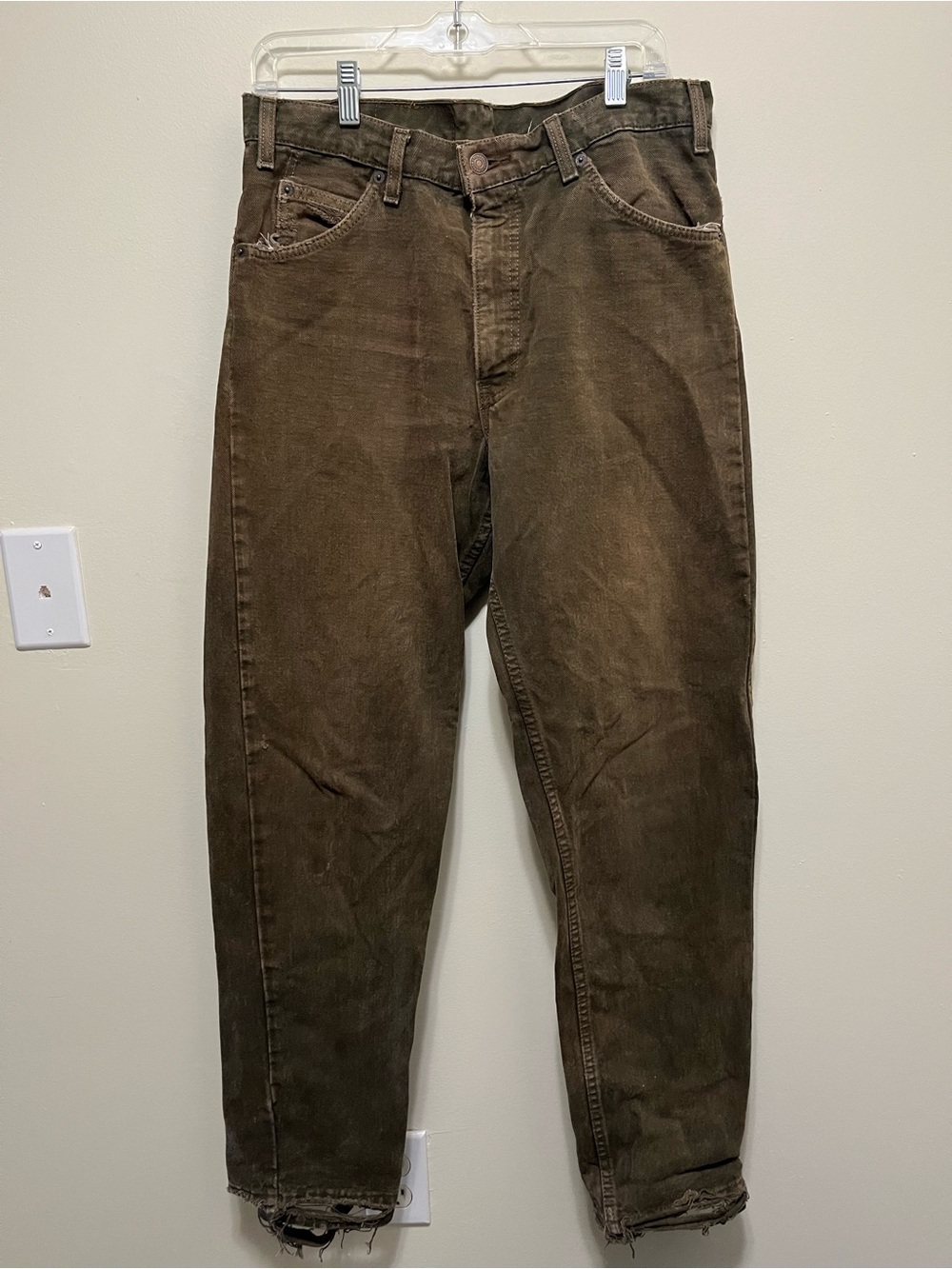 Vintage 90s Levi’s 550 Orange Tab Relaxed Fit Tapered Leg Jeans - 33x32